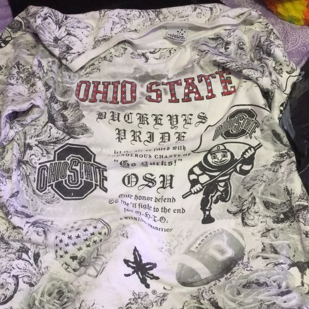 Ohio state buckey long sleeve shirt
